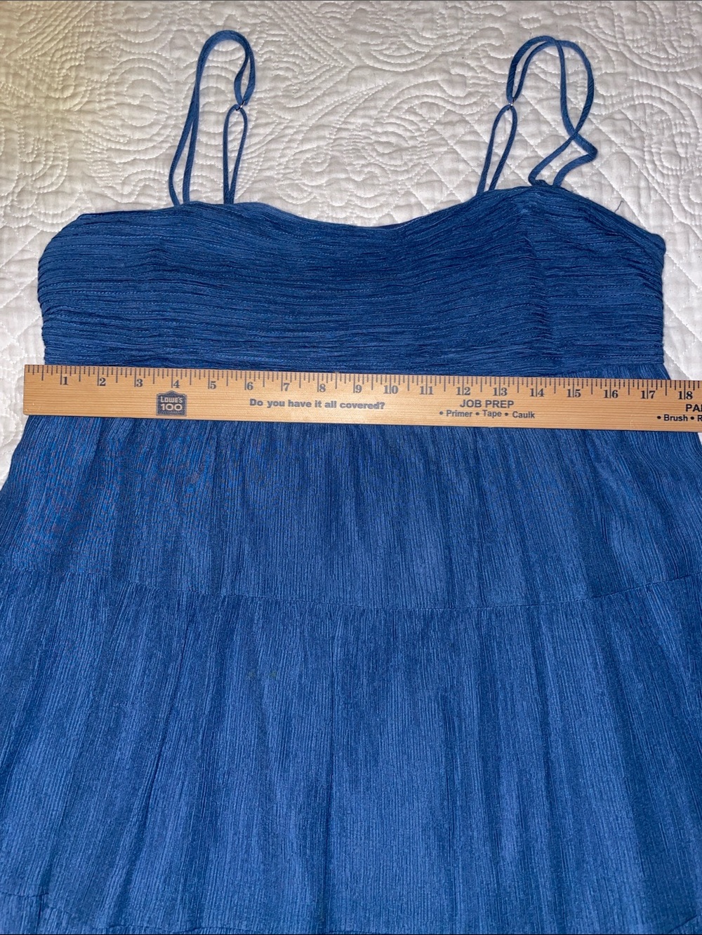 Kirious Navy Blue Spaghetti-Strap Maxi Dress - Picture 9 of 14